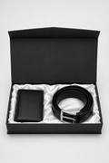 Leather Essential Classic Gift Set – Wallet & Belt