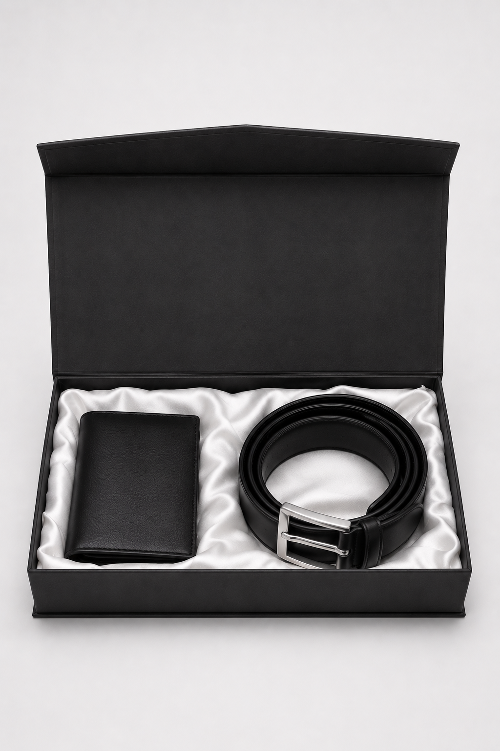 Leather Essential Classic Gift Set – Wallet & Belt