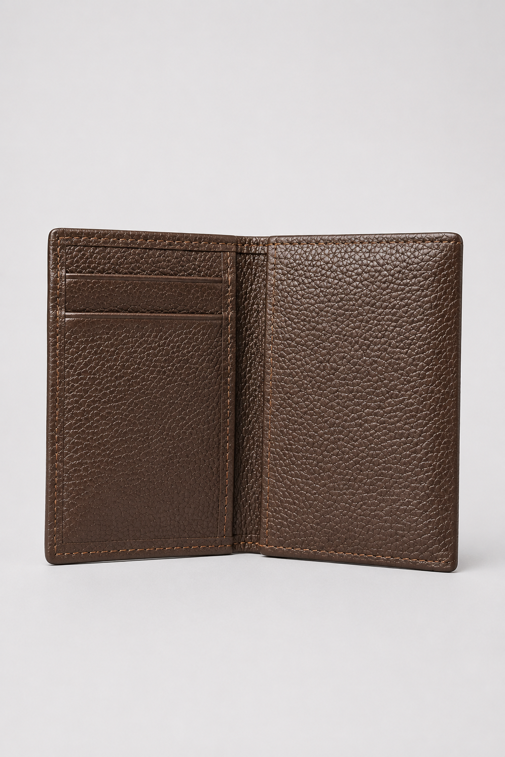 Leather Essential Classic Bifold Wallet – Brown