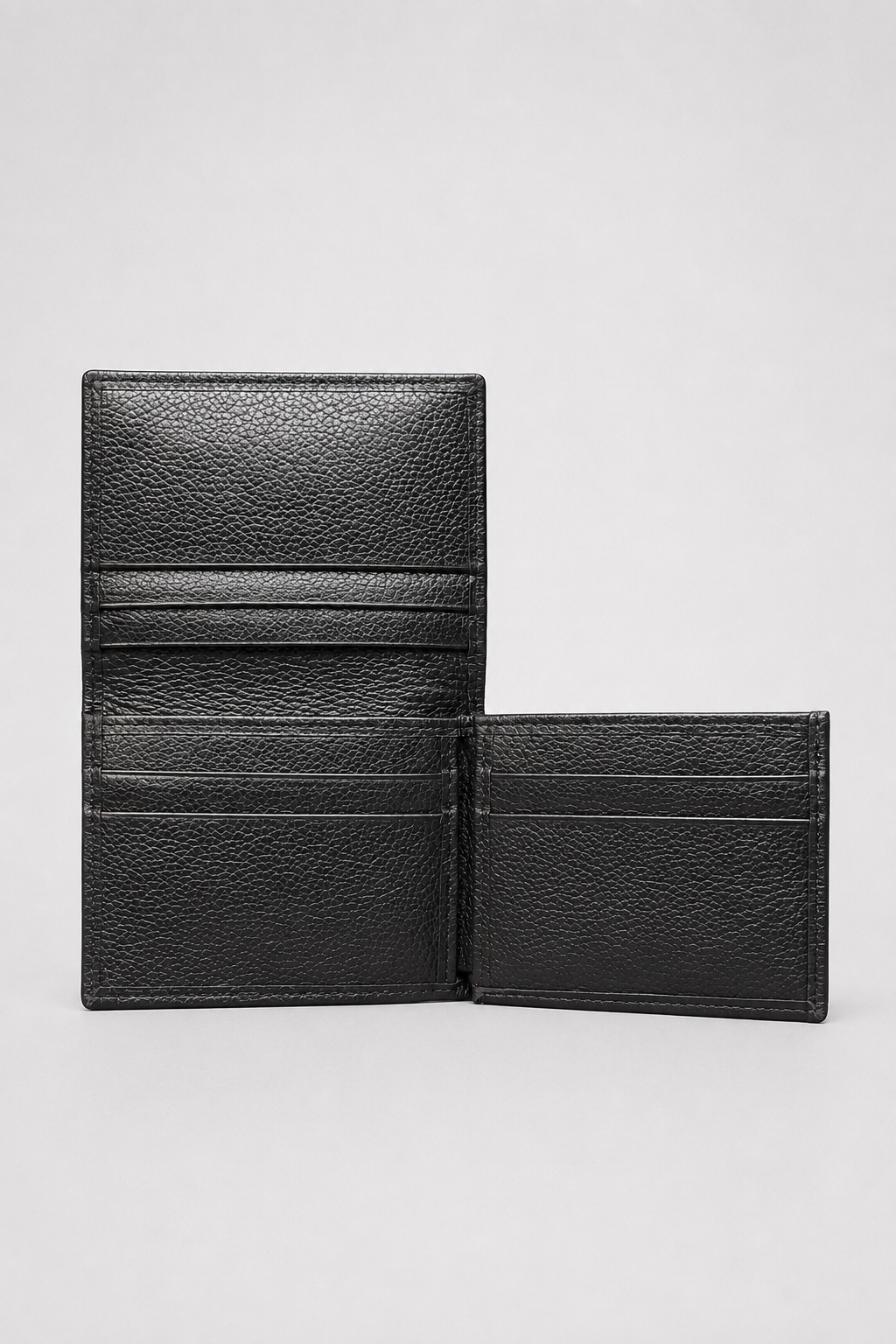 Leather Essential Elite Executive Wallet – Black