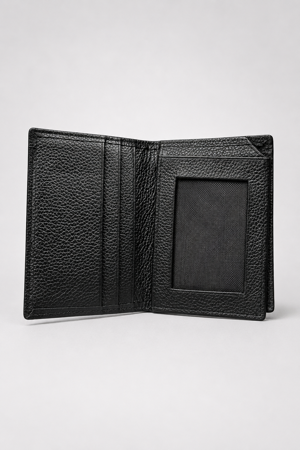 Leather Essential Elite Executive Wallet – Black