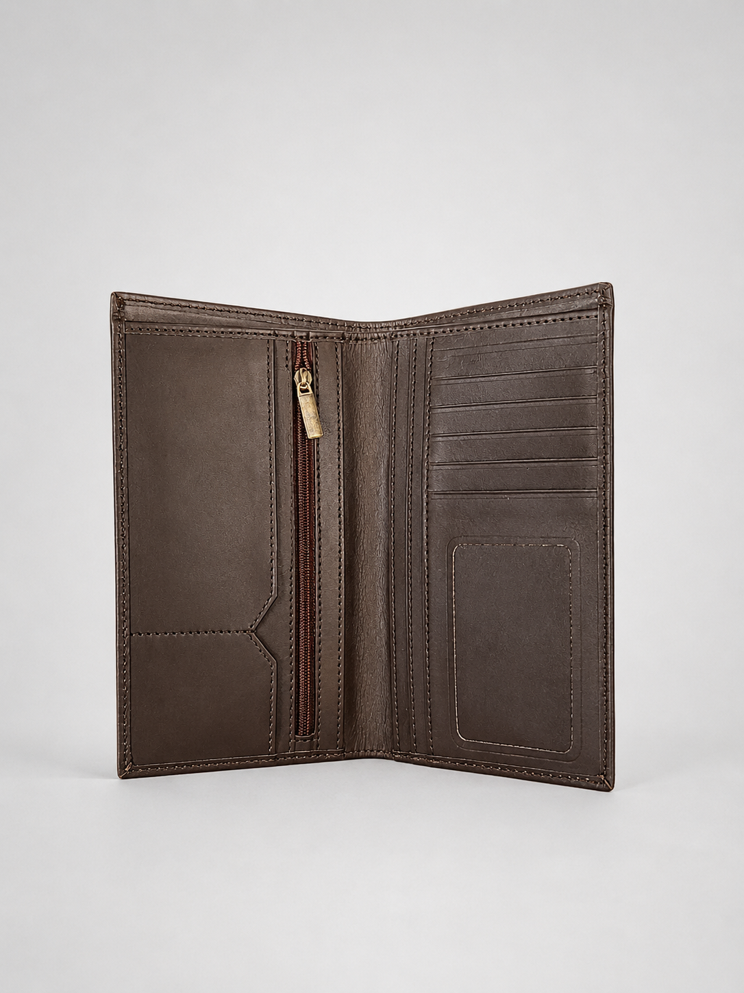 Classic Cow Leather Long Wallet
