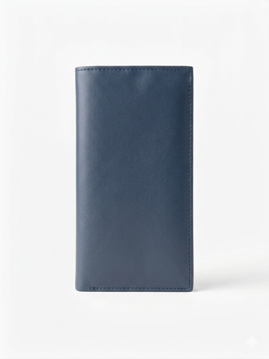Classic Cow Leather Long Wallet
