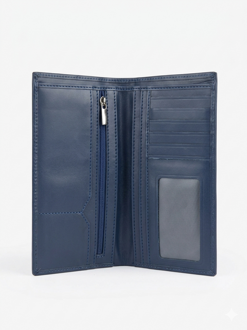 Classic Cow Leather Long Wallet
